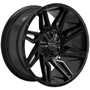 Ruffino HARD – Voodoo – Black – 20″x10″ -12mm – All weather Wheels – RUF5420004